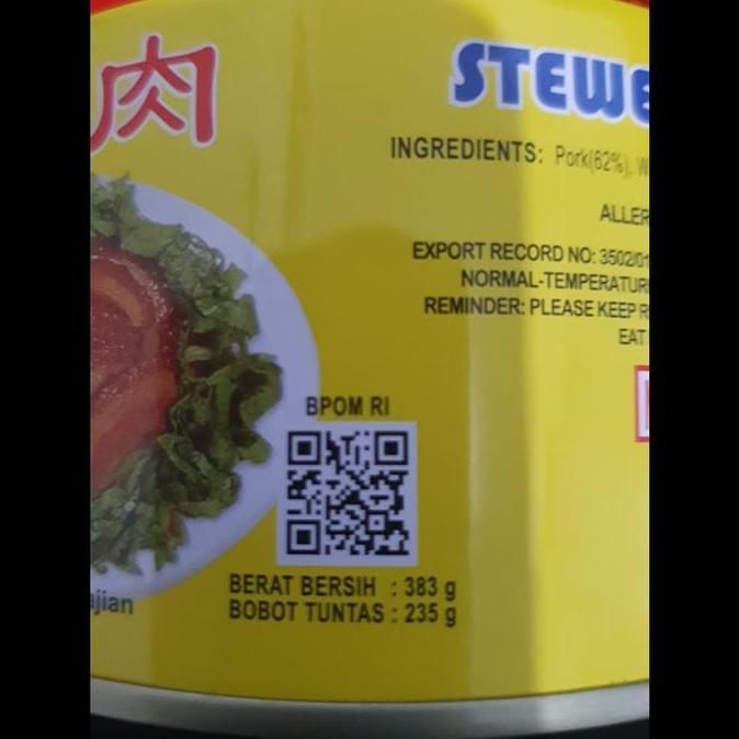 Gulong Stewed Pork Slice 3 Kaleng Daging Babi Samcan