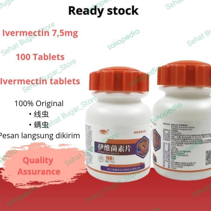 Ivermectin 7.5Mg Terbaru Isi 100 Tablet Per Pcs New