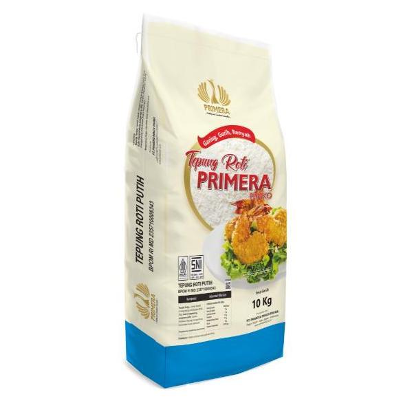 PRIMERA - Tepung Roti Panko warna White/Putih 10Kg + Bonus Tepung Roti Halus 500g