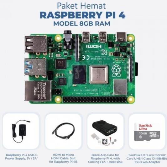 Paket Hemat Raspberry Pi 4 Model B 8GB RAM