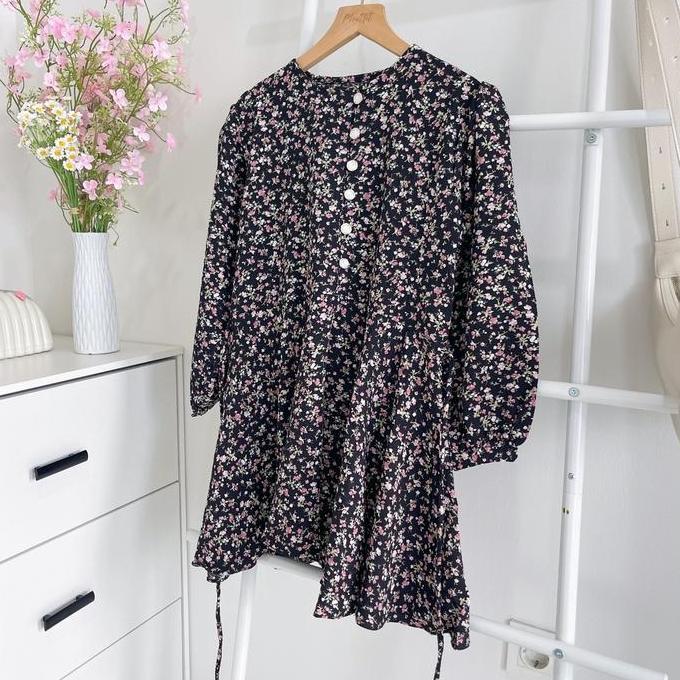 HANA BLOUSE | Long hana | blouse motif lucuu| floral blouse WS