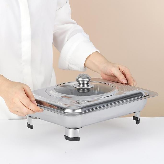 Harga Murce Golden Eagle - Paket Prasmanan Set Stainless 4 Pcs Wadah Lauk Makanan Lengkap Dengan Tut