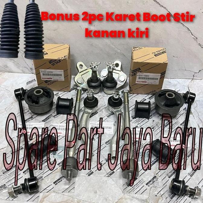 Limited, Paketan Kaki Kaki Depan Corolla Altis Old 2001-2007 16Pc Bushing Arm Set Besar Kecil Ball J