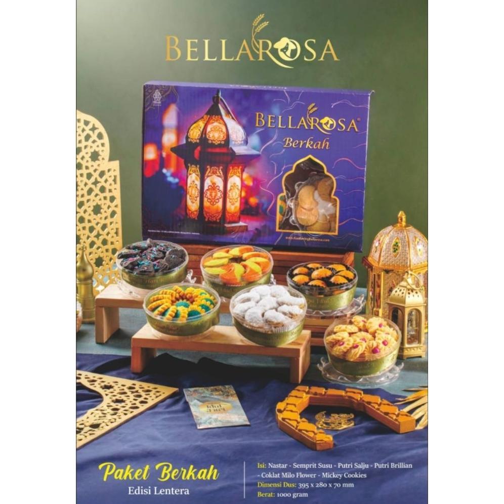 KALYRASUPPLY PAKET HAMPERS LEBARAN BELLAROSA SET KUE LEBARAN KUE KERING COKLAT PARCEL / BELLAROSA PA