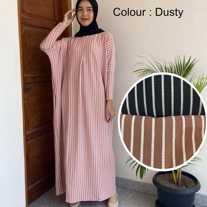 Arumi Gamis Batwing - Lebaran Syari - Gamis Muslim Wanita Busui Jumbo