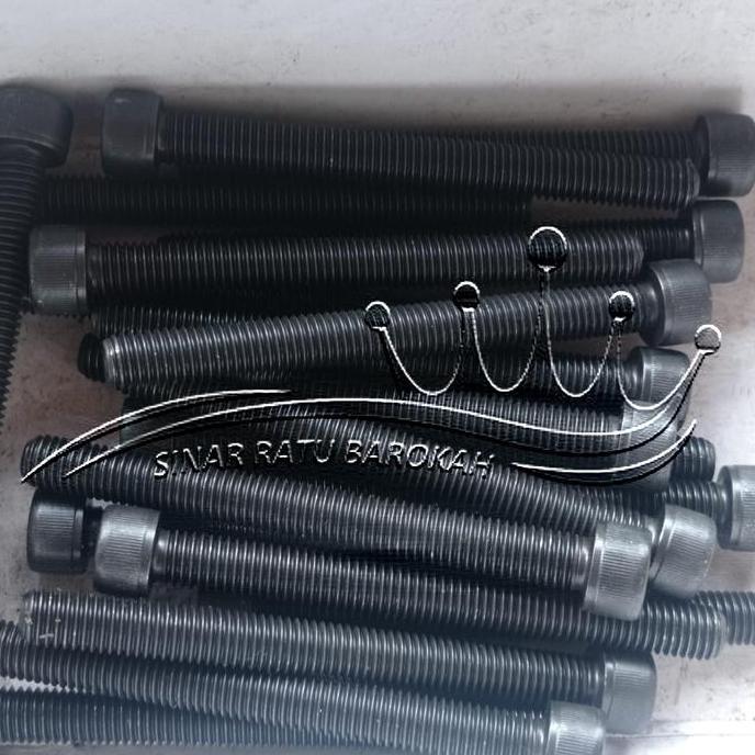 BAUT L M8X100 BAJA / BAUT L BAJA M8 X 100 FULL DRAT 10 CM KUNCI L 6