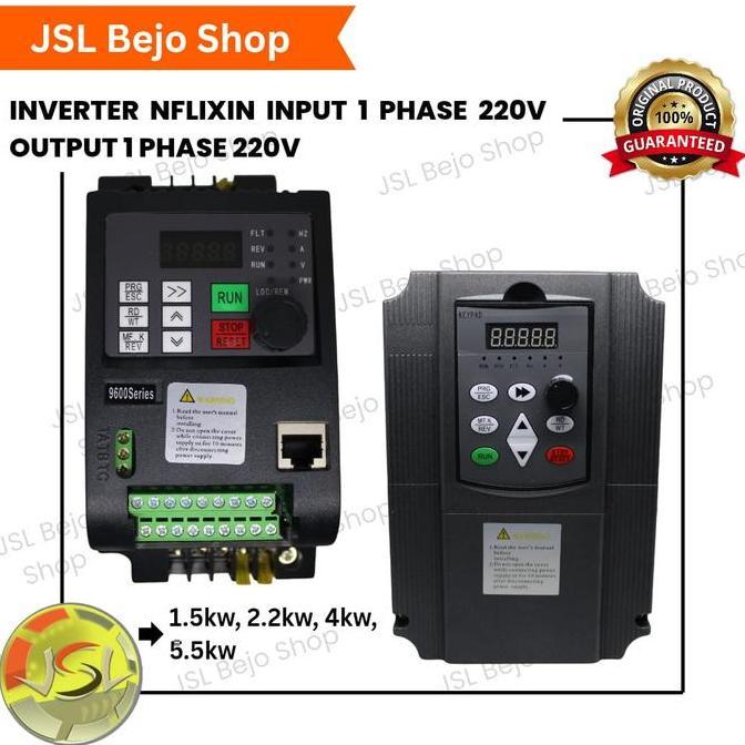 Vfd At2 Inverter Input 1 Ph 220V Output 1 Ph 220V For Motor 1Ph 220V