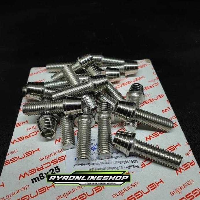 baut probolt stainless krucut kerucut 825 baut 12 panjang 2,5 cm