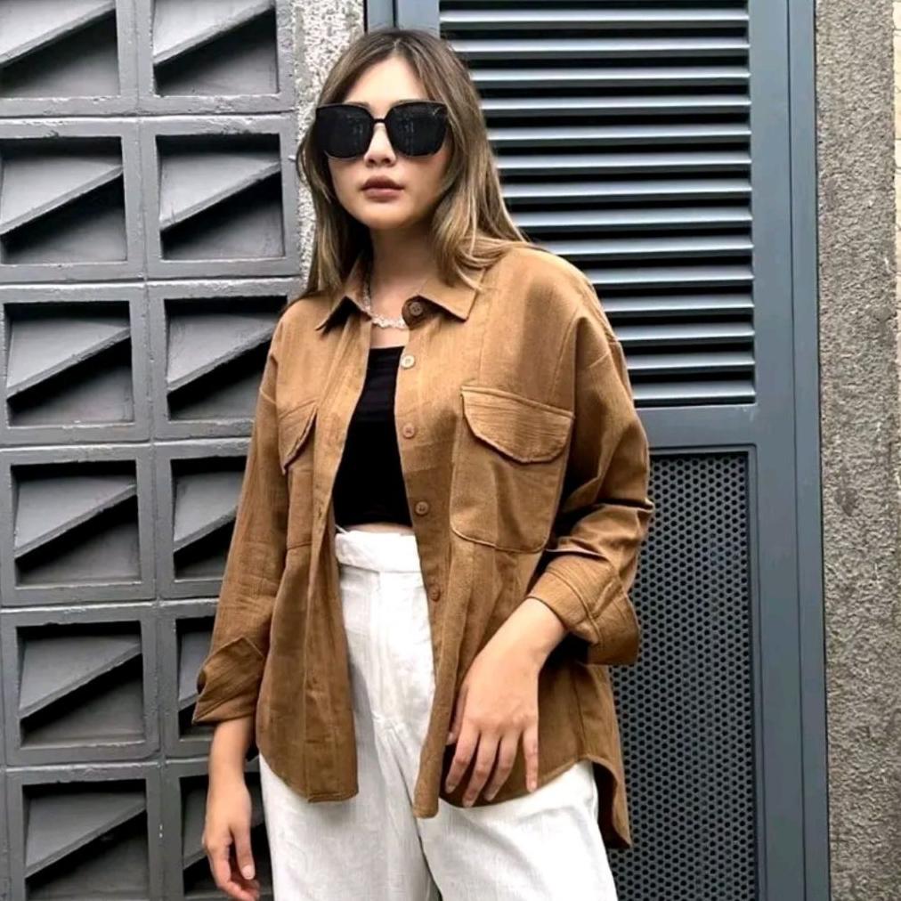 Nagita Blouse Rayon Crinckle Premium | Sora Blouse Crinkle Saku Harga Grosir