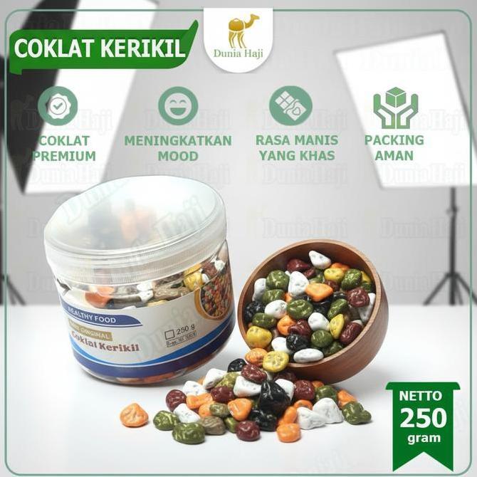 Coklat kerikil / Coklat Batu Oleh-Oleh Haji & Umroh Murah & Asli Arab