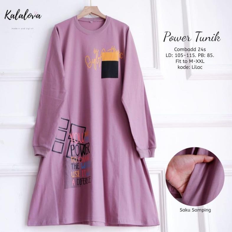 Tunik Bahan Kaos Terbaru Jumbo Import Muslim. Tunik Kekinian Original By Kalalova. Power Tunik Ld 95
