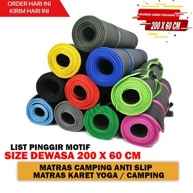 Termurah / Hot Sale Matras Camping Outdoor Dewasa Matras Olahraga Alas Yoga Karpet Senam Yoga Tebal