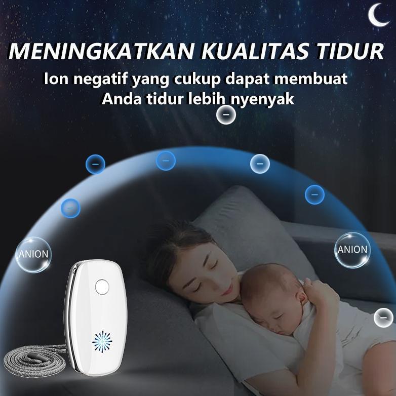 BESTPROMO Jamay Air Purifier Personal Ionizer Portable Purifier Kalung Necklace Ion Negatif Personal