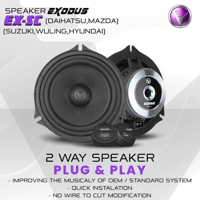 Grosir Venom Vx 8.2 Dsp + Speaker Exodus -  Paket Audio Mobil