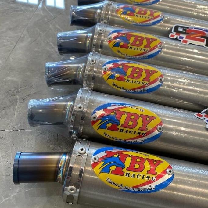 Promo Knalpot Silencer Slencer Slenser Hby Titanium Hby Carbon Titanium Original Hby Thailand