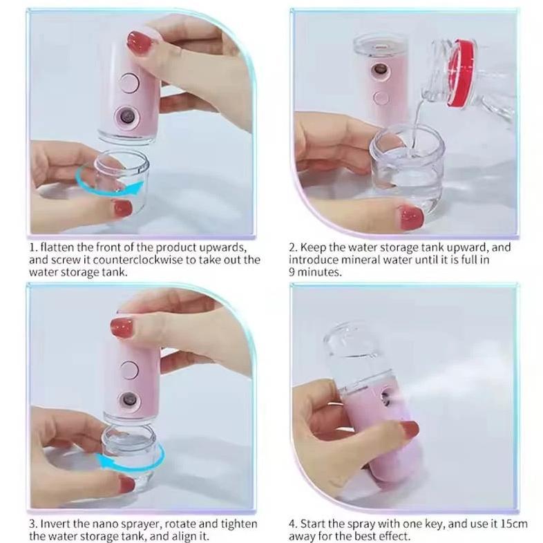CUCI GUDANG NANO SPRAY BONEKA / NANO SPRAY MURAH / NANO MIST SPRAY / Nano Spray Perawatan Wajah Mini