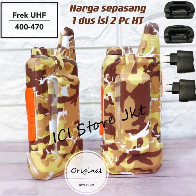 Murah Sepasang Ht Wlan / Wln Loreng Kuning Original