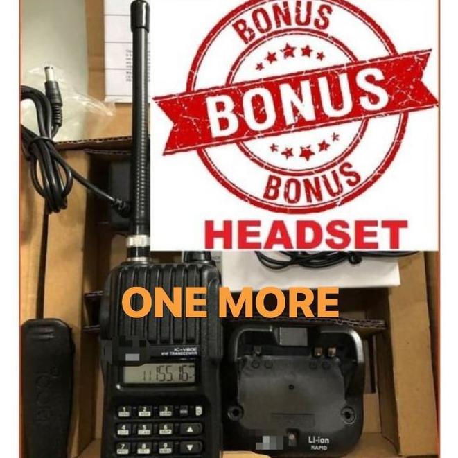 Grosir Walkie Talkie Radio Ht Ic V 80 Icv80 Ic - V80 Vhf Bonus Headset Handy Talky V80E V80 Ic V 80 