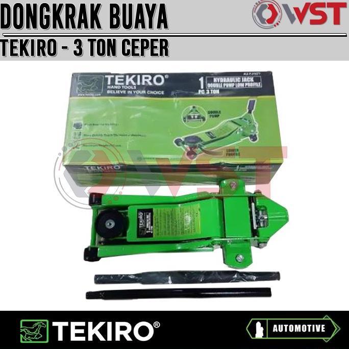 Promo Tekiro Dongkrak Buaya Ceper 3Ton / Dongkrak Buaya Pendek 3 Ton