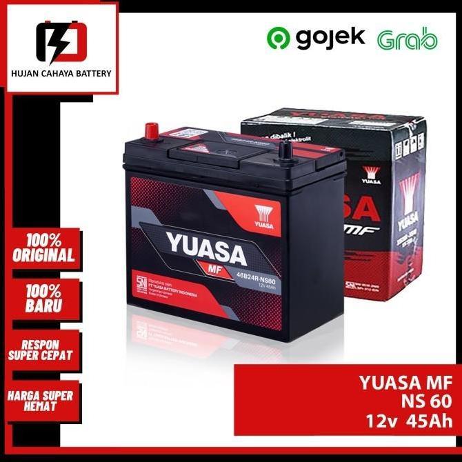 Murah Aki Mobil Yuasa Mf Ns60 / Ns-60 / Ns 60 - Aki Suzuki Apv Series