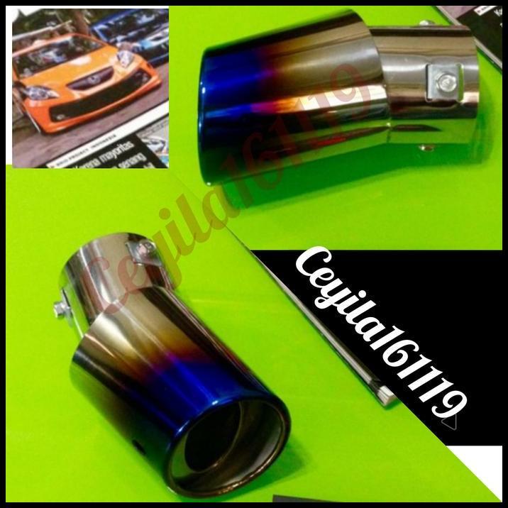 HOT DEAL MUFFLER BUNTUT KNALPOT RACING PELANGI MOBIL NES AVANZA/XENIA VVTI/OLD