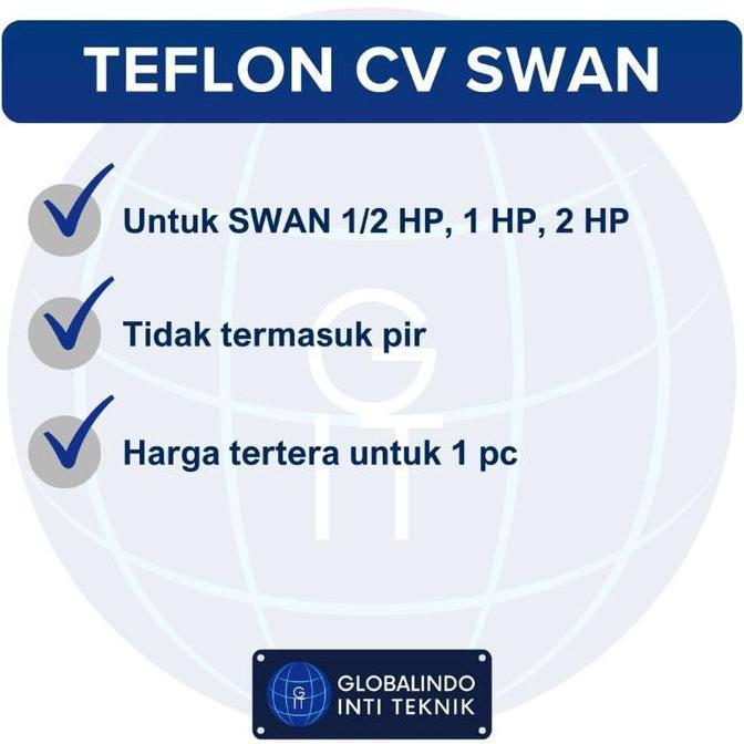 Teflon Isi Check Valve Kompresor Angin SWAN 1/2 HP 1 HP 2 HP