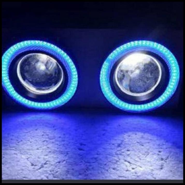 TERBARU FOG LAMP ENGEL EYES RING 89 LED 2 WARNA MOBIL ALL NEW AVANZA/XENIA
