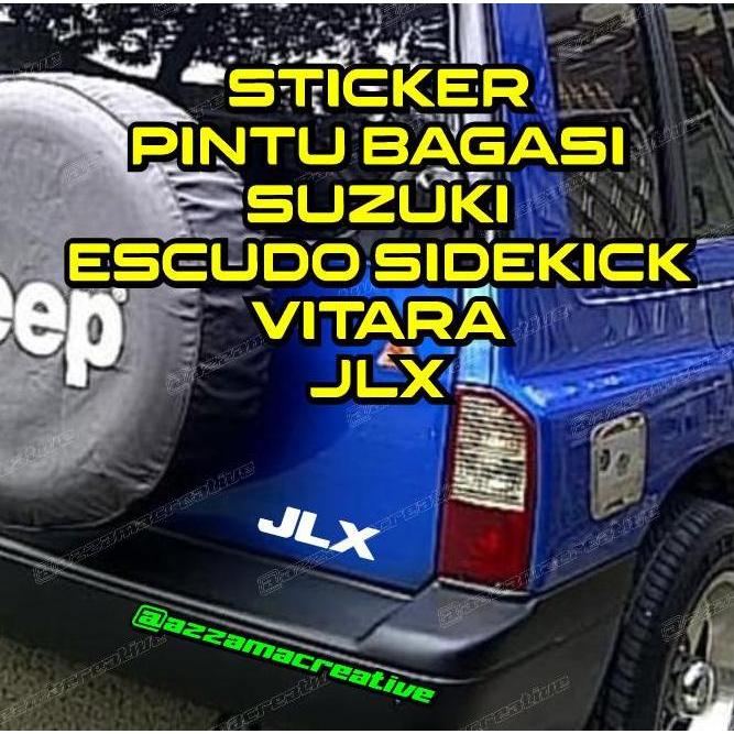 Stiker Suzuki Escudo JLX Vitara Sidekick