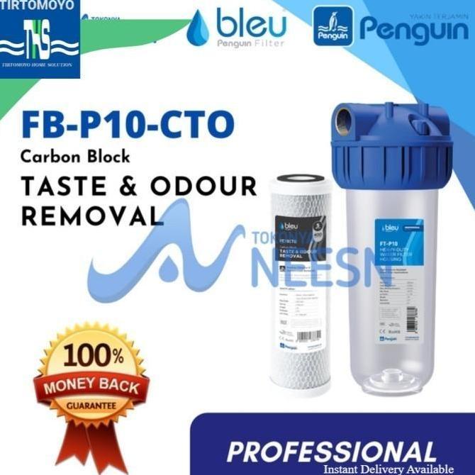 Filter saringan air PENGUIN PBF-10 CTO PRO TERBAIK drat kuningan