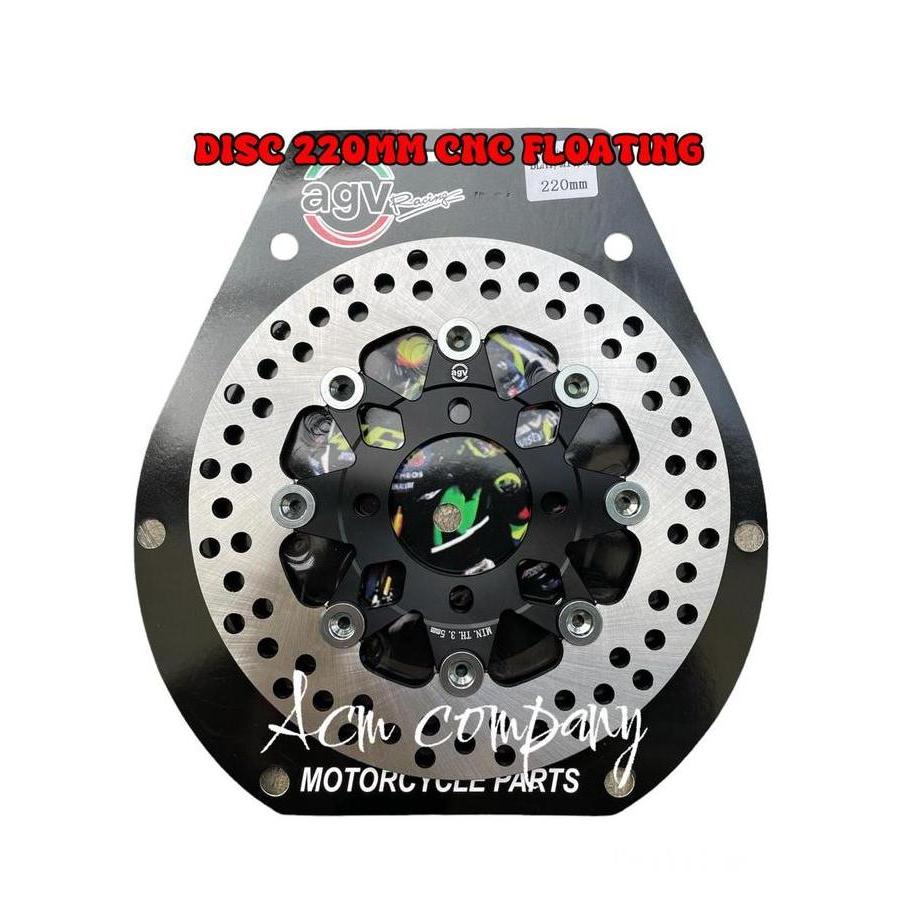 Agv Ori Disc Piringan Cakram 220Mm Floating Vario160-Cbs Beat Scoopy Genio Vario110/125/150 Old Vari