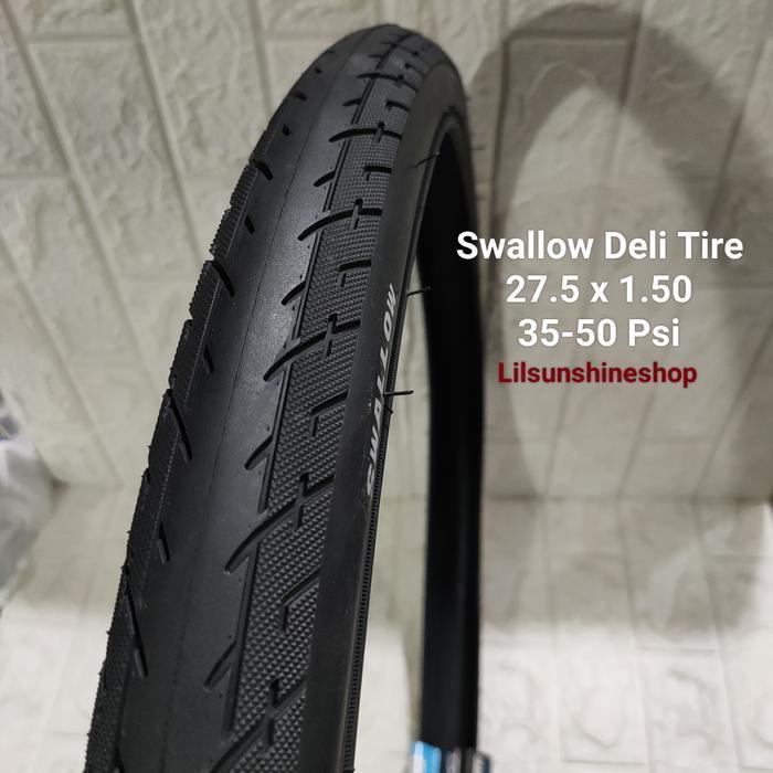 Ban Luar 27.5 x 1.50 Swallow Deli Tire 27.5x1.50 SA-235 Black 35-50Psi