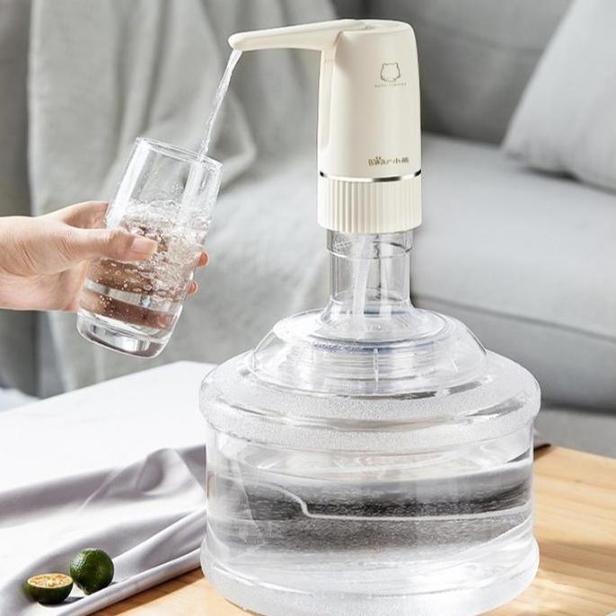 Pompa Air Galon Listrik Dispenser Otomatis Bear dengan Kran Dilipat