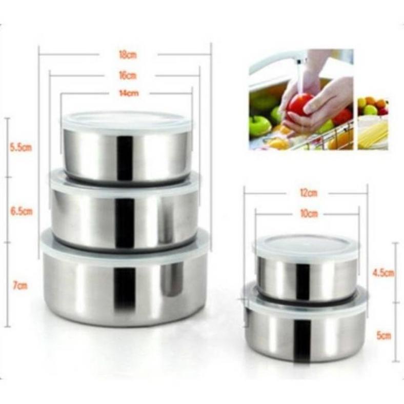 BESTPROMO RANTANG STAINLESS STEEL SUSUN 5 / RANTANG SUSUN / RANTANG SUSUN 5