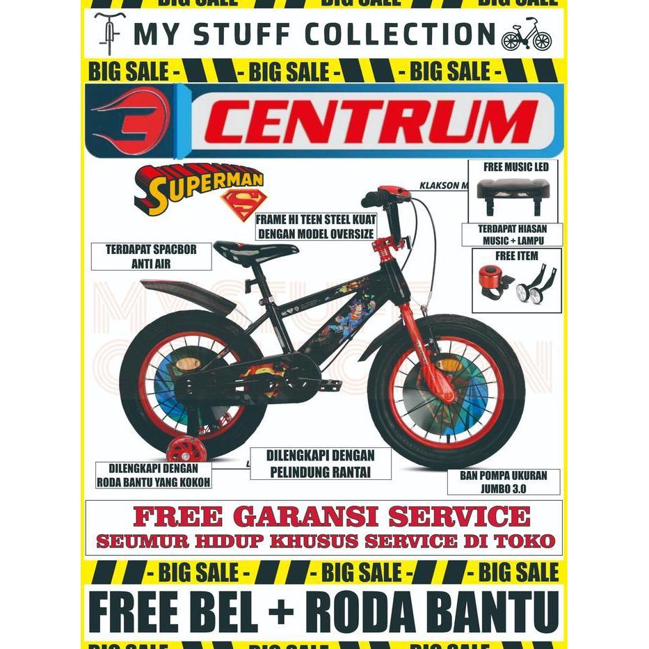 SEPEDA BMX ANAK UKURAN 12 INCH COCOK UNTUK USIA 2 - 4 TAHUN + RODA 4