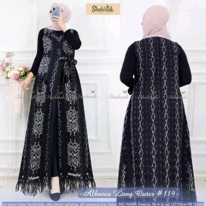 Cardigan ,  Long Outer , Long Outer Tenun , Cardy Etnik