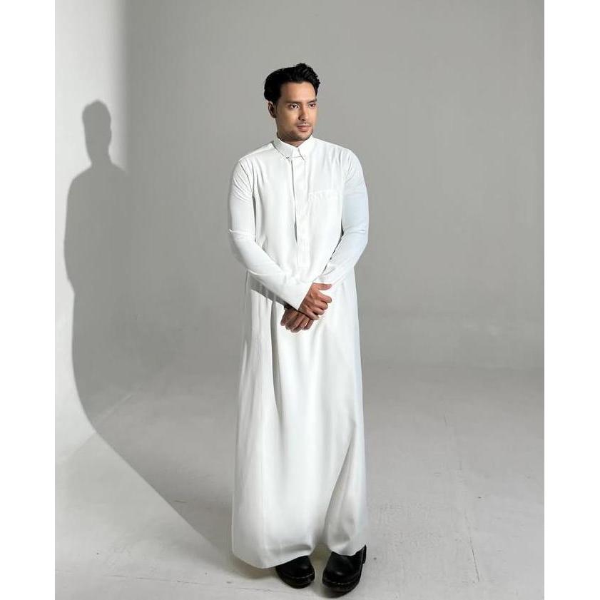 GONEGANI OFFICIAL - Gamis Pria Kerah Lengan Panjang Thalib Thobe