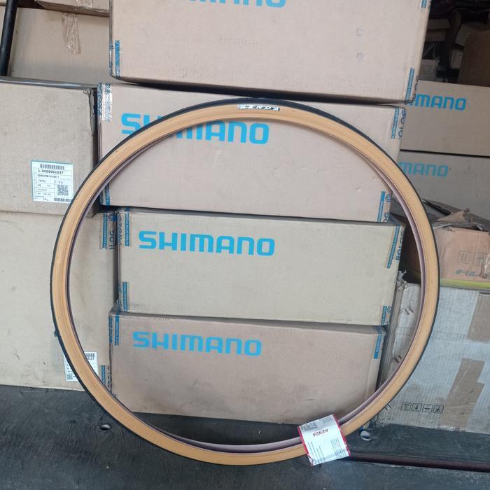 ban luar sepeda 700c 700 x 28/28c 700x28 700x28c kenda gum tan wall