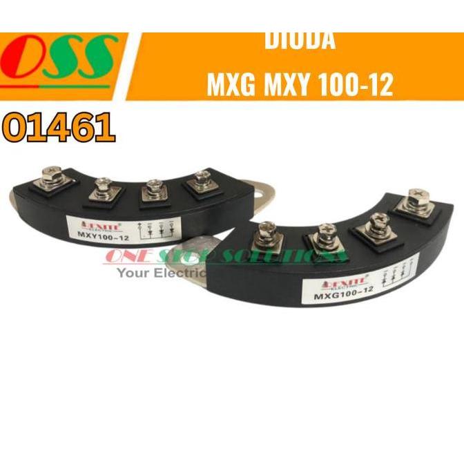 Dioda Mxy Mxg 100-12 100A 4 Pin 4 Baut 136Mm 1 Set Untuk Dinamo Genset