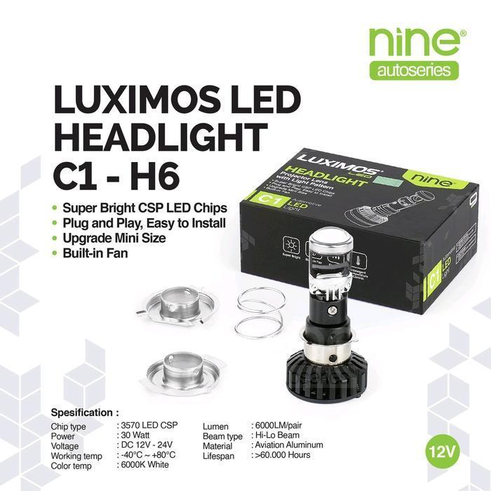 LAMPU LED UTAMA MOTOR MINI PROJECTOR MP1S LUMINOS SUPER TERANG