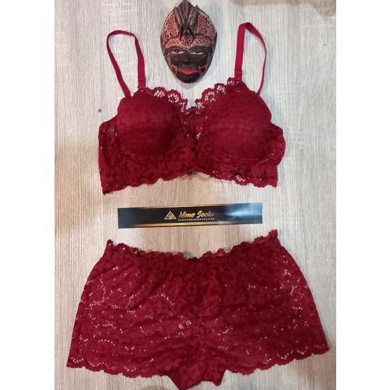 HOT DEALS [MERAH JUPE]BRA SET + CD MERAH,LINGERIE,BRASET,BRA + CD,BRA SET BANDUNG