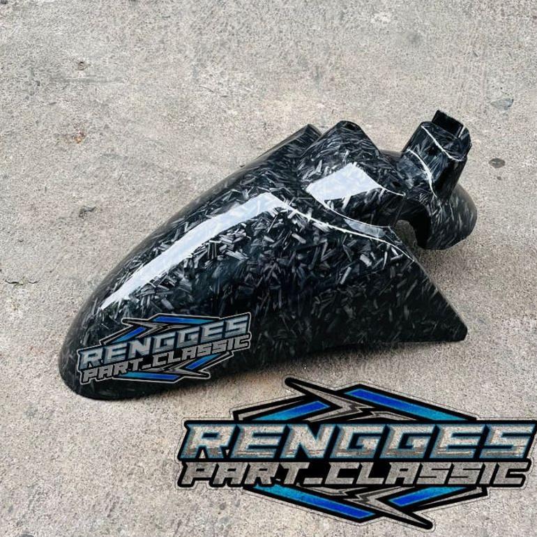 Sale Slebor Spakbor Depan Honda Scoopy Fi Esp 2013-2016 Carbon Celup Forged Kevlar