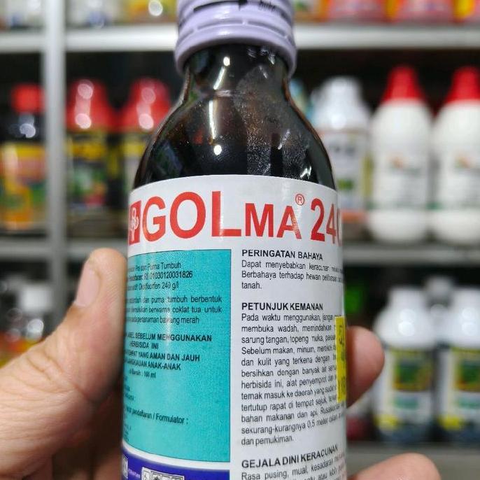 Golma 240 EC - 100ml Herbisida PraTumbuh Untuk Biji Rumput Biar Gak Tumbuh