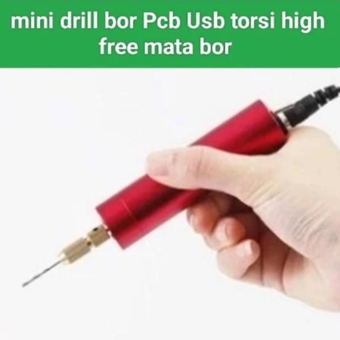 MINI DRILL MOTOR DC MESIN BOR PCB 5V USB