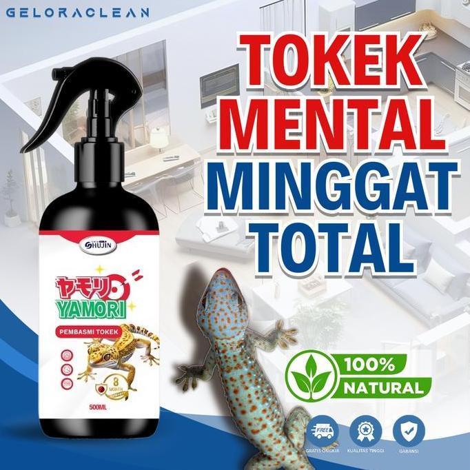 Pembasmi Tokek SHUJIN YAMORI Spray Pengusir Tokek Ampuh ASLI JEPANG Cairan Semprot Rumah Anti Tokek