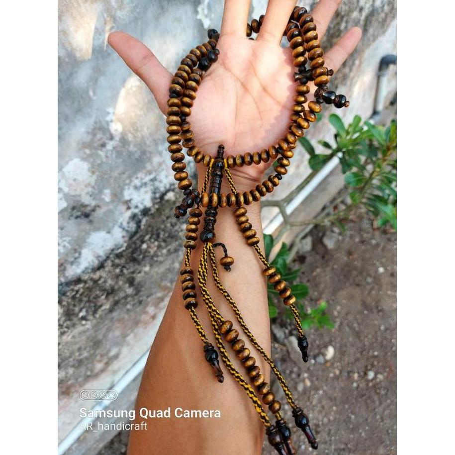 tasbih tijani yuser black gold asli original