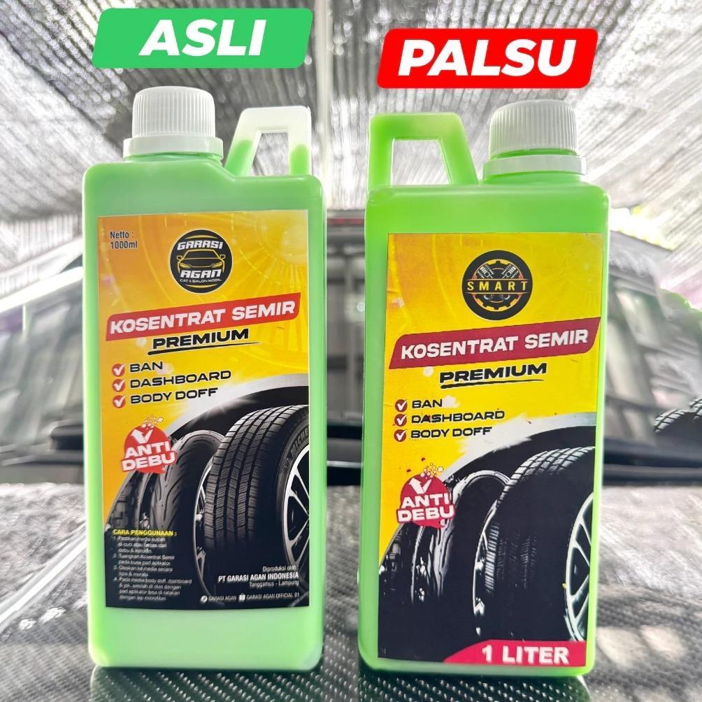 Grade Ori Garasi Agan Kosentrat Semir Premium 1Liter Semir Ban Anti Debu Semir Jok Semir Dashboard &