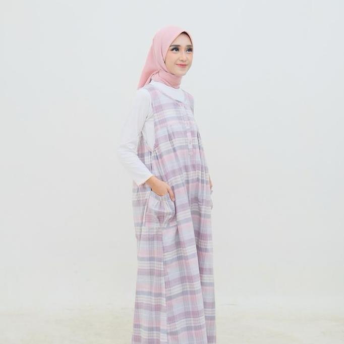 PR0M0 Gamis Katun Triset/ Midi Dress/ Overall/ Gamis Muslim Katun Triset / By Alfia G00D QU4LITY