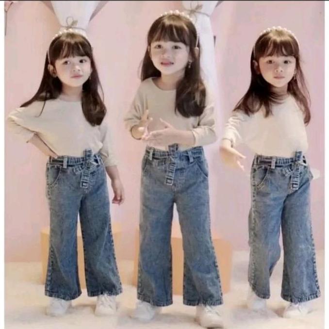 CELANA KULOT JEANS ANAK USIA 2-12TAHUN Perempuan