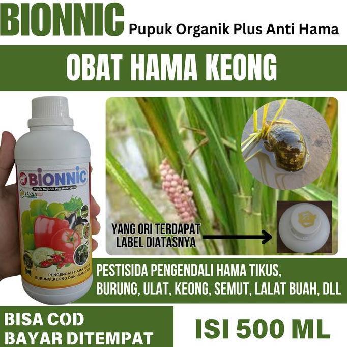 Obat hama keong sawah - BIONNIC Obat hama keong sawah asliObat - hama keong sawah airObat - hama keo