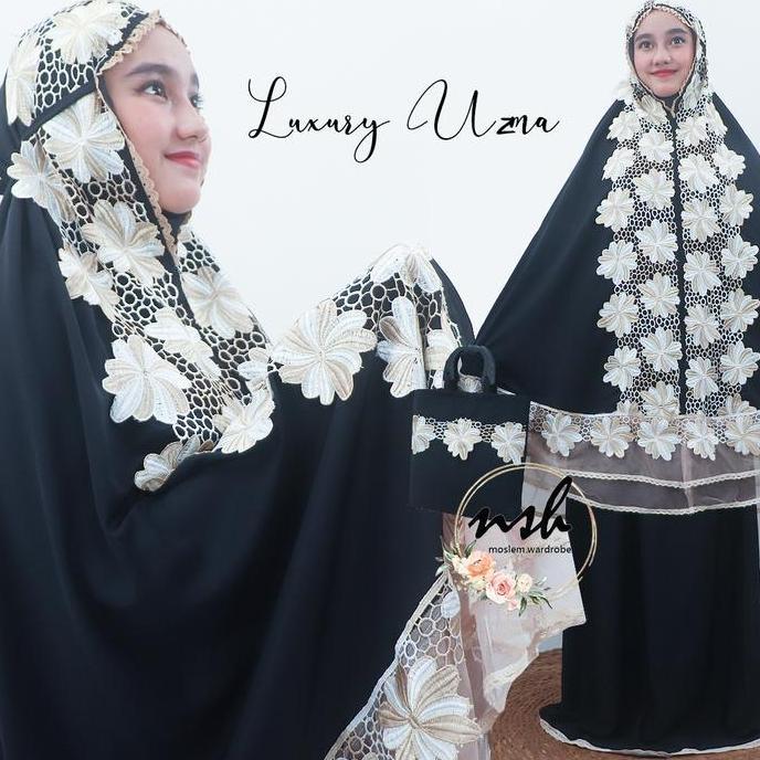 (Free Tasbih) Mukena Dewasa Super Mewah KD Tutu Uzma Ayana